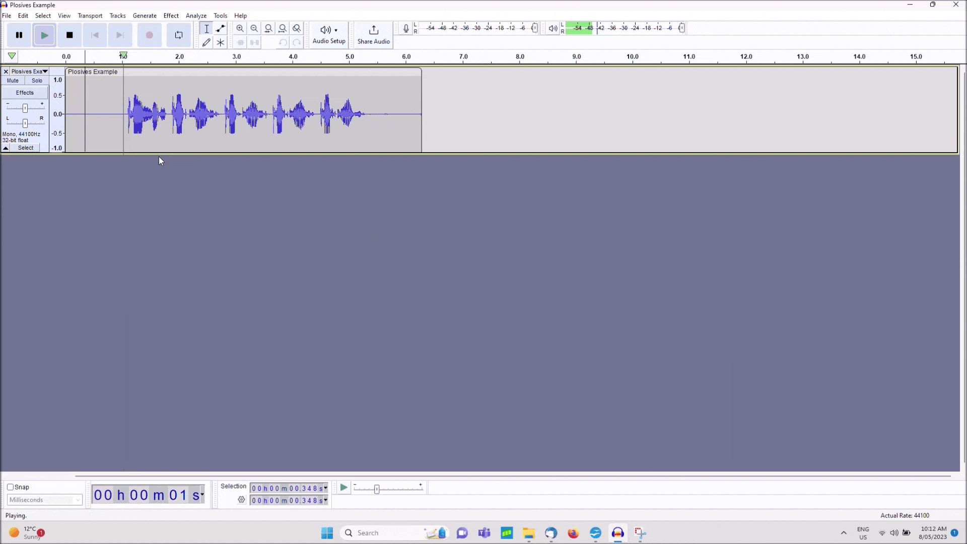  How to get rid of plosives using the Graphic EQ in Audacity
